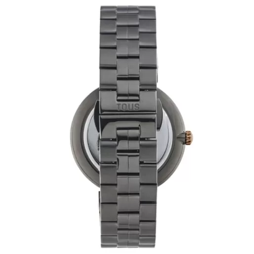 Cheap Analogue watch with gray-colored IP steel and pink-colored IPRG steel wristband S-Band For Her | Analog Watches
