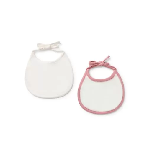 Flash Sale Baby bib set in Geome pink Kids Accessories