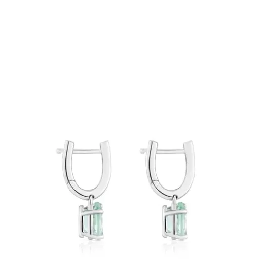 Best Basic Colors and prasiolite Earrings Silver Earrings | Hoop Earrings