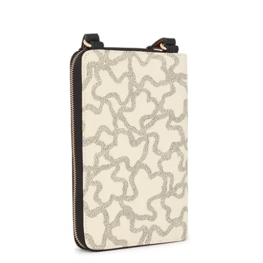 Hot Beige Kaos Icon hanging phone pouch with wallet Crossbody Bags | Wallets & Purses