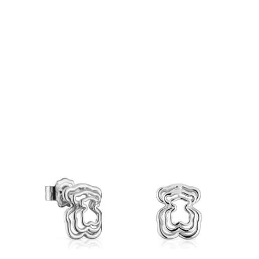 Cheap Bickie bear Earrings Silver Earrings | Small Earrings