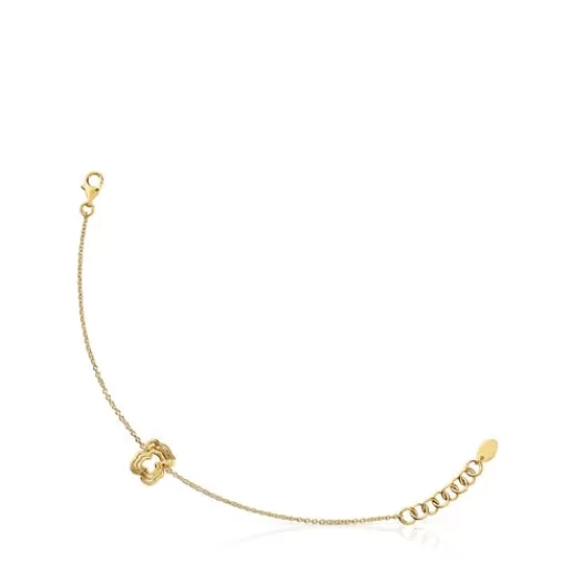 Sale Bickie triple bear chain Bracelet with 18kt gold plating over silver Silver Bracelets | Chain Bracelets