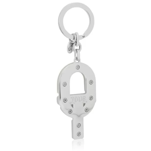 Outlet Blue and green logo Key ring MANIFESTO Key Rings | Other Accessories