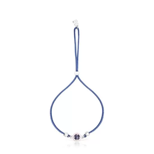 Best Sale Blue cord Vibrant Colors Bracelet with sodalite and enamel Silver Bracelets | Cord And Thread Bracelets