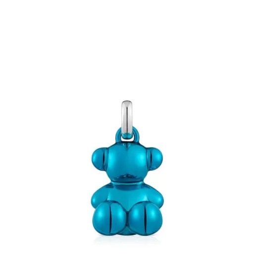 Online Bold Bear blue steel bear Pendant Kids Medium Pendants | Jewelry