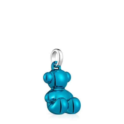 Online Bold Bear blue steel bear Pendant Kids Medium Pendants | Jewelry