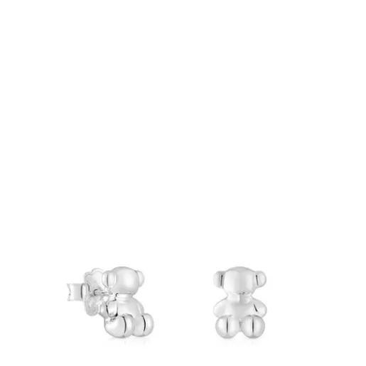 Shop Bold Bear 10 mm Earrings Silver Earrings