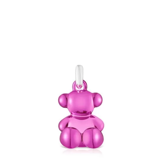 Outlet Bold Bear pink steel bear Pendant Kids Medium Pendants | Jewelry