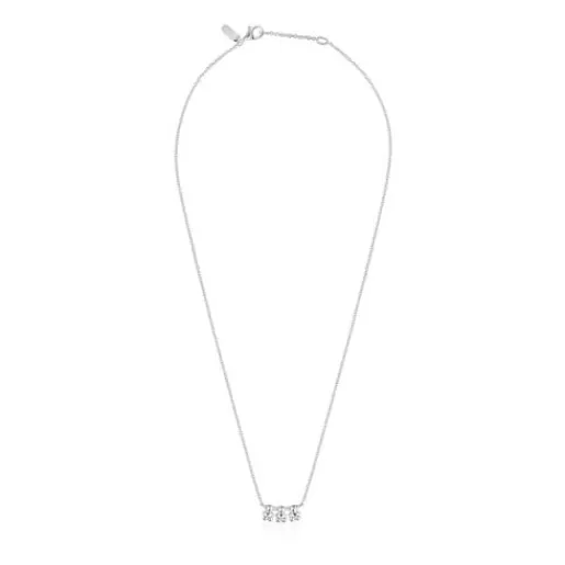 Store Bold Bear silver Choker with charm Silver Necklaces