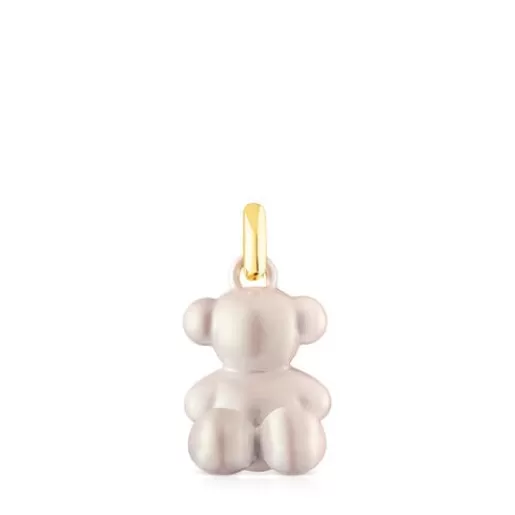 Clearance Bold Bear white steel bear Pendant Kids Medium Pendants | Jewelry