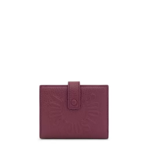 New Burgundy leather Flap Card wallet Miranda Leather Handbags | Wallets & Purses