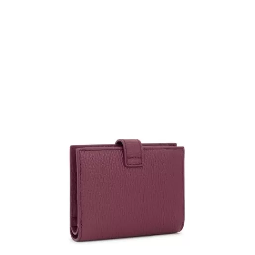 New Burgundy leather Flap Card wallet Miranda Leather Handbags | Wallets & Purses