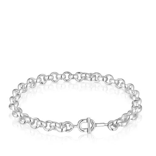 Outlet 17.5 cm Chain bracelet MANIFESTO Silver Bracelets | Chain Bracelets