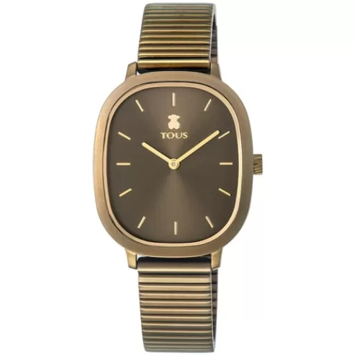 Best Copper/gold-colored IP Heritage Brick Watch For Her | Analog Watches