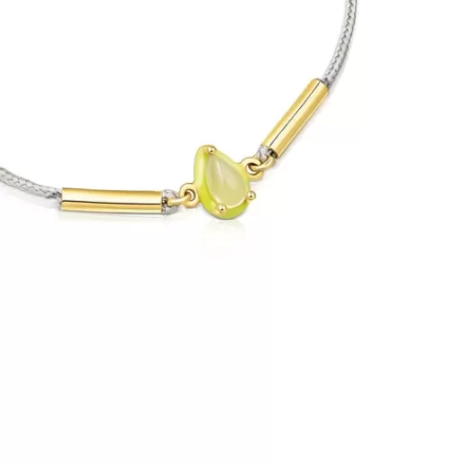 Best Sale Cord Vibrant Colors Bracelet with chalcedony and enamel Silver Bracelets | Cord And Thread Bracelets