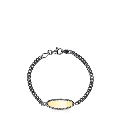 Outlet Dark Silver and Silver Vermeil Minne Bracelet Silver Bracelets