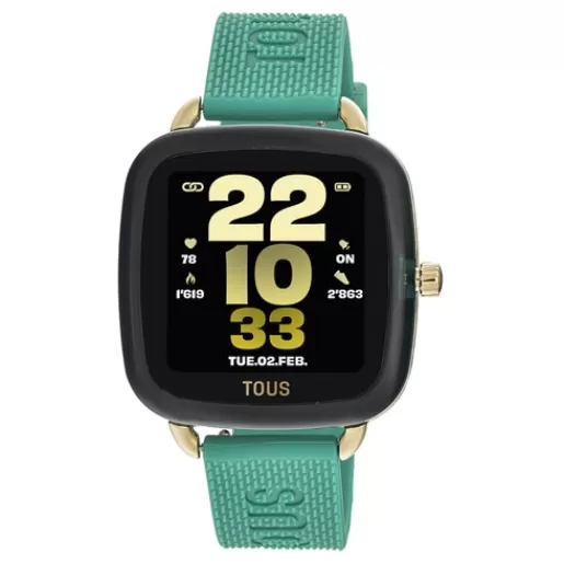 New D-Connect Smartwatch with green strap For Her | For Man