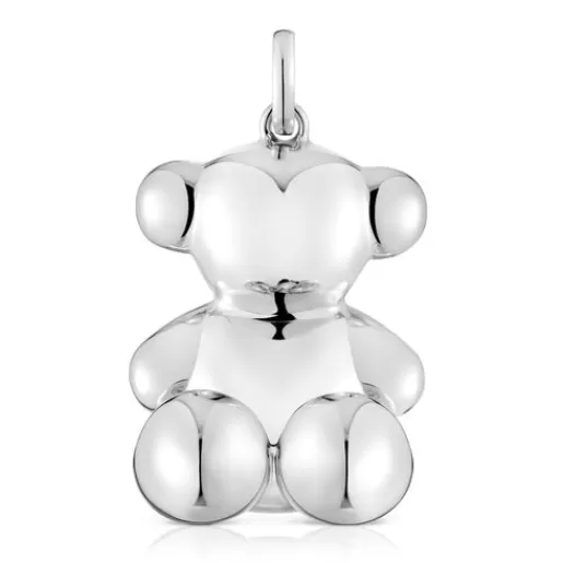 Hot Extra large silver bear Pendant Bold Bear Silver Pendants | Large Pendants