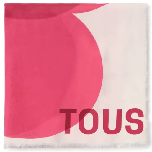 Online Foulard Blurry Flower Scarves & Others | Other Accessories