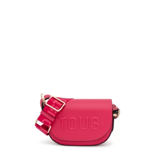 Sale Fuchsia halfmoon mini Crossbody bag Brenda Crossbody Bags