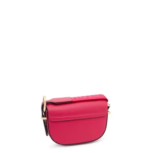 Sale Fuchsia halfmoon mini Crossbody bag Brenda Crossbody Bags