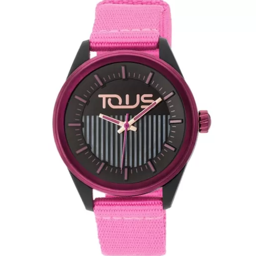 Best Sale Fuchsia solar-powered and sustainable Vibrant Sun Watch For Her | Analog Watches