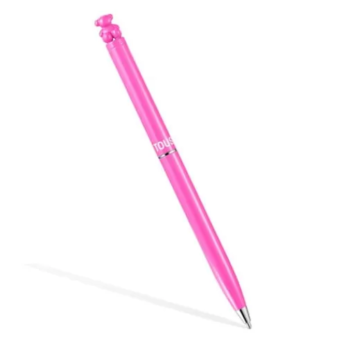 Best Sale Fuchsia-colored chromed Pen with Bold Bear Other Accessories