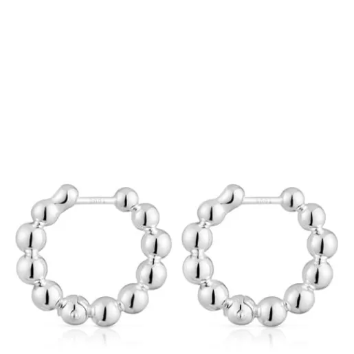 Discount Gloss 15 mm small silver Hoop earrings with charms Silver Earrings | Hoop Earrings