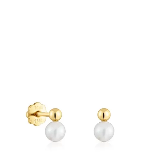 Cheap Gold and cultured pearl Earrings Basics Kids Small Earrings | Pearl Earrings