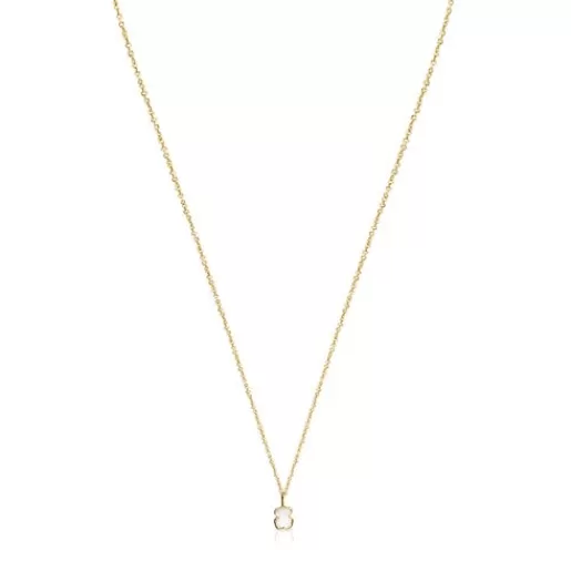 Cheap Gold and Mother-of-Pearl Glory Necklace Gold Necklaces | Short Necklaces