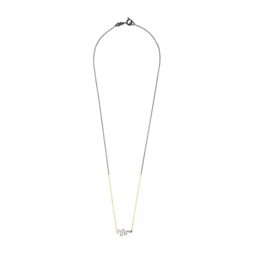 Store Gold and Silver Gem Power Necklace with Diamonds Gold Necklaces | Short Necklaces