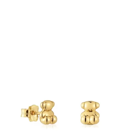 Cheap Gold bear Earrings Bold Bear Gold Earrings | Small Earrings