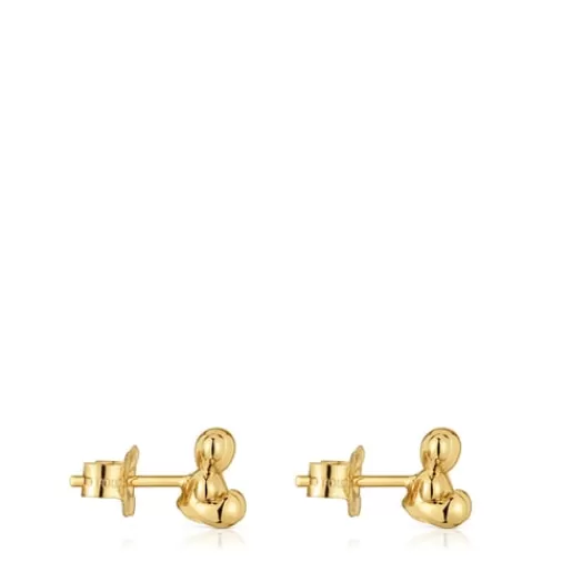 Cheap Gold bear Earrings Bold Bear Gold Earrings | Small Earrings