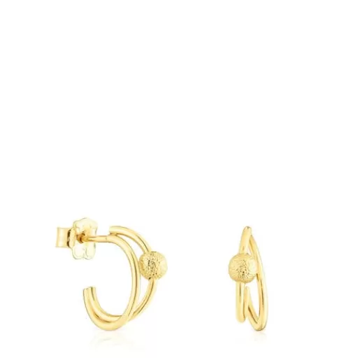 Best Sale Gold Double hoop earrings Sylvan Gold Earrings