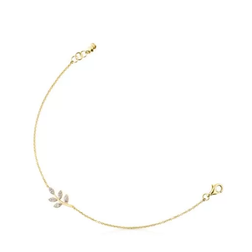 Hot Gold Gem Power Bracelet with Diamonds Gold Bracelets | Chain Bracelets