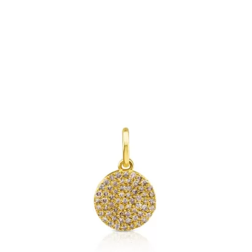 Best Gold Gem Power Pendant with Diamonds 39/100 Gold Pendants | Small Pendants