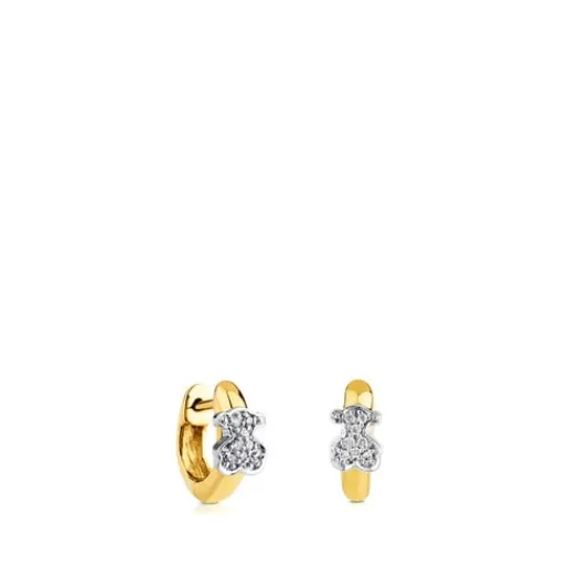 Shop Gold Gen Earrings with Diamonds Gold Earrings | Hoop Earrings