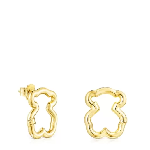 Online Gold Hold Bear Earrings Gold Earrings