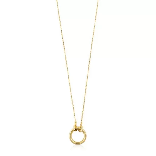 Hot Hold Necklace with 47/100" ring Gold Necklaces | Short Necklaces