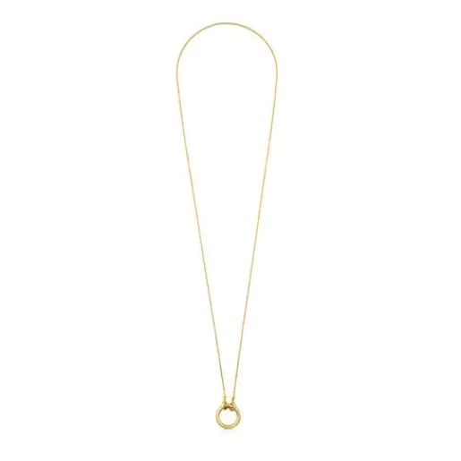 Hot Hold Necklace with 47/100" ring Gold Necklaces | Short Necklaces