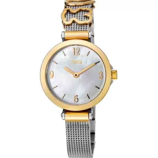 Cheap Gold IP Icon Charms Watch with Mother-of-pearl For Her | Analog Watches