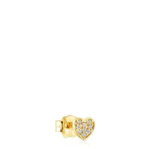 Cheap Gold Les Classiques Earring with diamonds Gold Earrings | Small Earrings