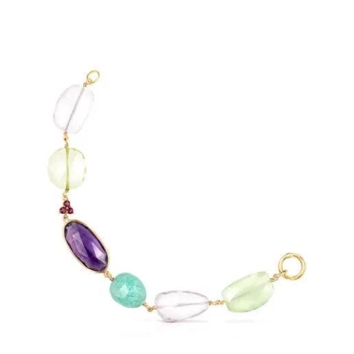 Discount Gold Luz Bracelet with Gemstones Gold Bracelets