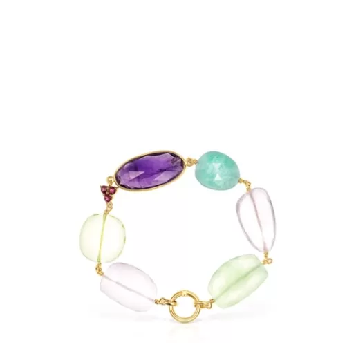 Discount Gold Luz Bracelet with Gemstones Gold Bracelets