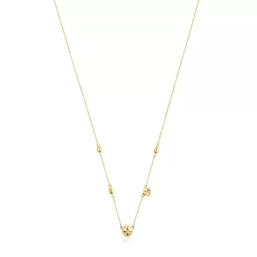 Discount Gold Magic Nature star Necklace with diamonds Gold Necklaces | Short Necklaces