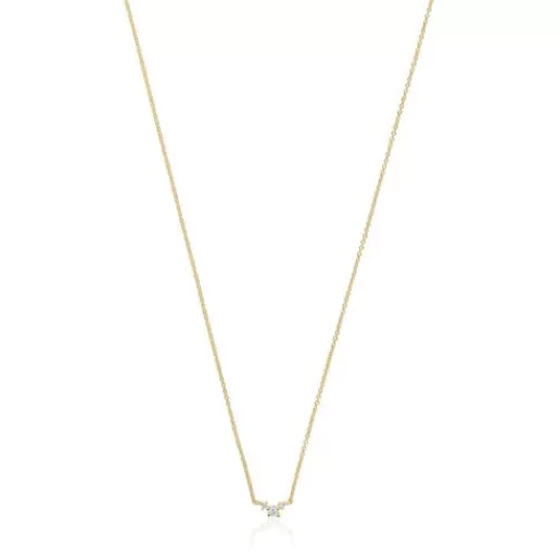 Flash Sale Necklace with diamonds Les Classiques Gold Necklaces | Short Necklaces