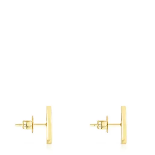 Outlet Oursin Earrings with 0.42ct diamonds Gold Earrings | Small Earrings