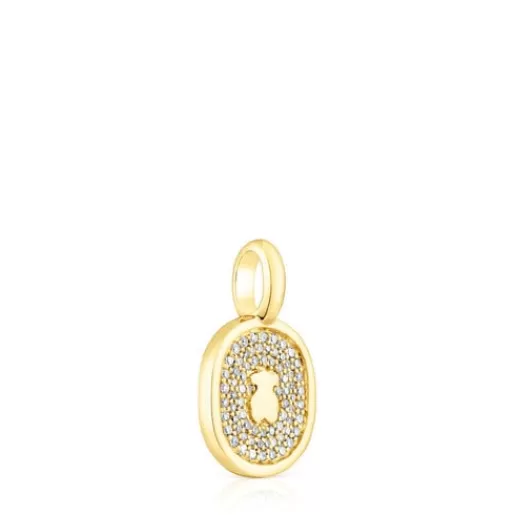 Best Oursin Pendant with 0.21ct diamonds Gold Pendants | Small Pendants