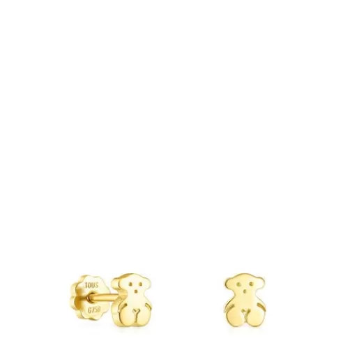 Cheap Puppies Earrings Bear motif Kids Gold Earrings | Small Earrings