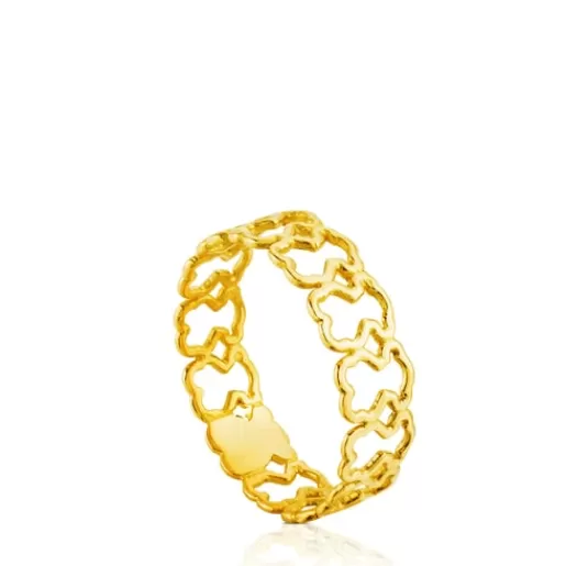 Flash Sale Gold Silueta Ring Bear motifs 分类为空 | Small Rings